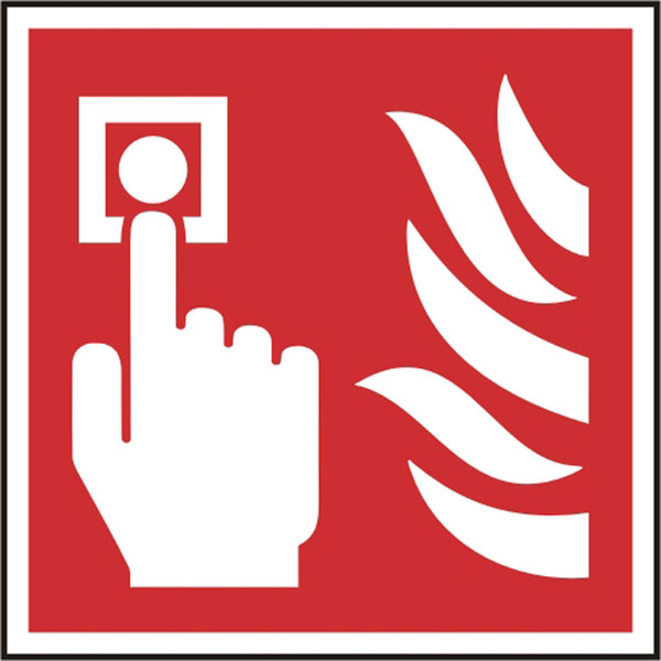 FIRE ALARM CALL POINT SYMBOL SIGN - BSS11690