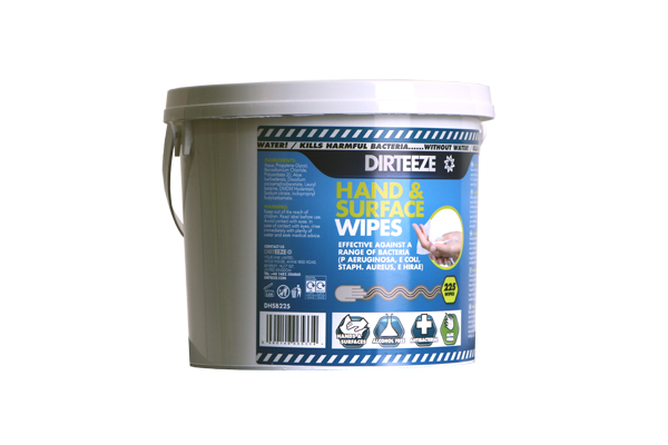 HAND AND SURFACE WIPES BUCKET - DHSB225