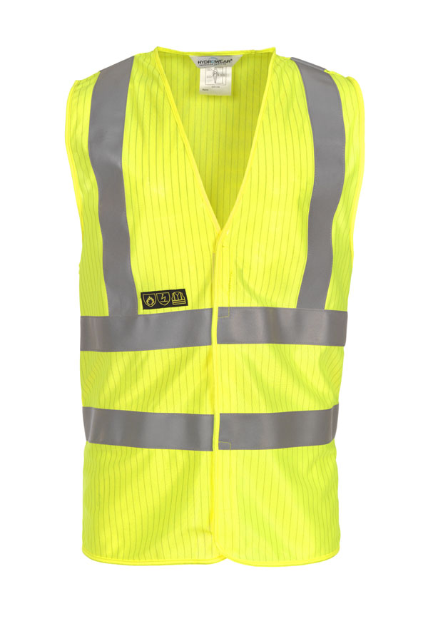 MABLY HIGH VISIBILITY FLAME RETARDANT ANTI-STATIC WAISTCOAT  - HYD0672800