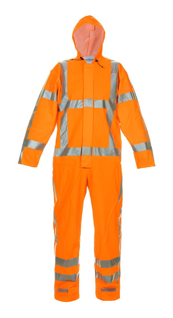 NORG MULTI HYDROSOFT FLAME RETARDANT ANTI-STATIC HIGH VISIBILITY WATERPROOF COVERALL - HYD068901