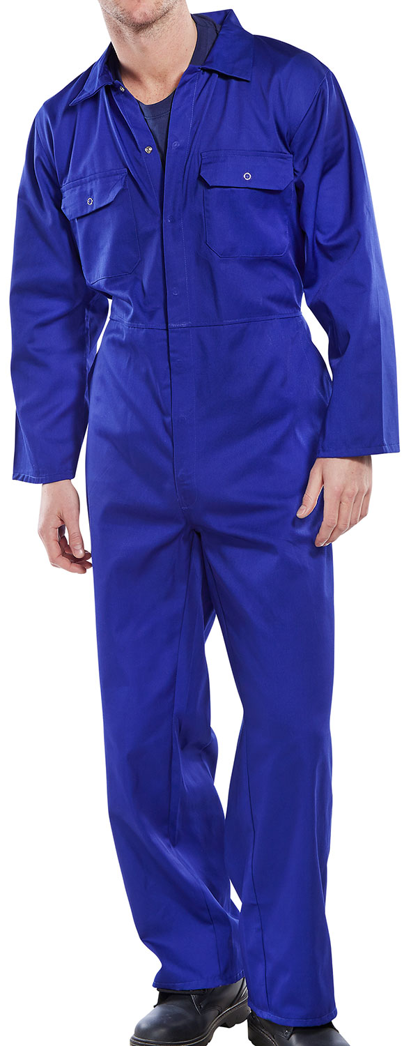 Super cliquez workwear haute qualité Boilersuit Royal Bleu Taille 52 " 