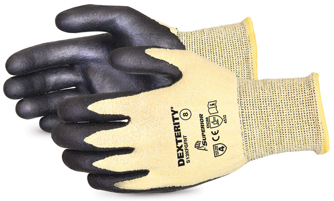 DEXTERITY® NITRILE PALM-COATED CUT-RESISTANT STRING-KNIT GLOVE - SUS13KFGFNT